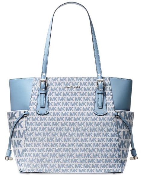 michael kors voyager east west tote acorn|signature sinclair east west tote.